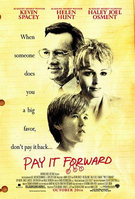 让爱传出去 Pay It Forward(2000)